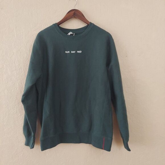 Sun Day Red x Tiger Woods Pines Luare Heavyweight Crew Pine/Needle NEW Medium - Picture 1 of 11